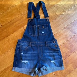 Wax Jeans Overall Shorts